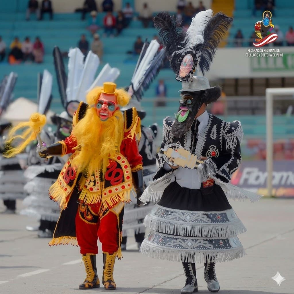 Danzante de Morenada en la Festividad de la Candelaria